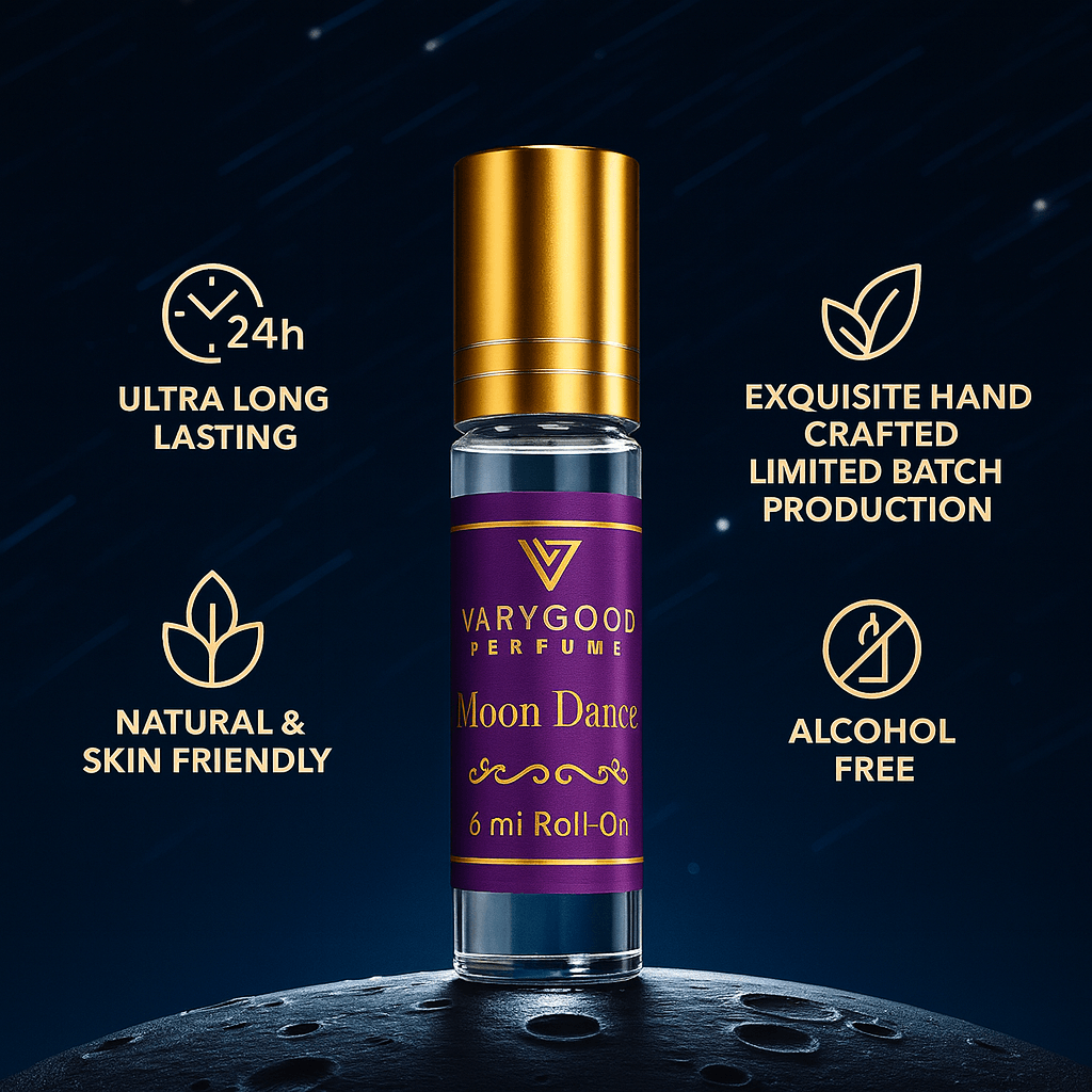 VaryGood Perfumes Moon Dance Attar Roll-On 6ml | Elegant Floral & Woody Perfume Inspired by the Night 3