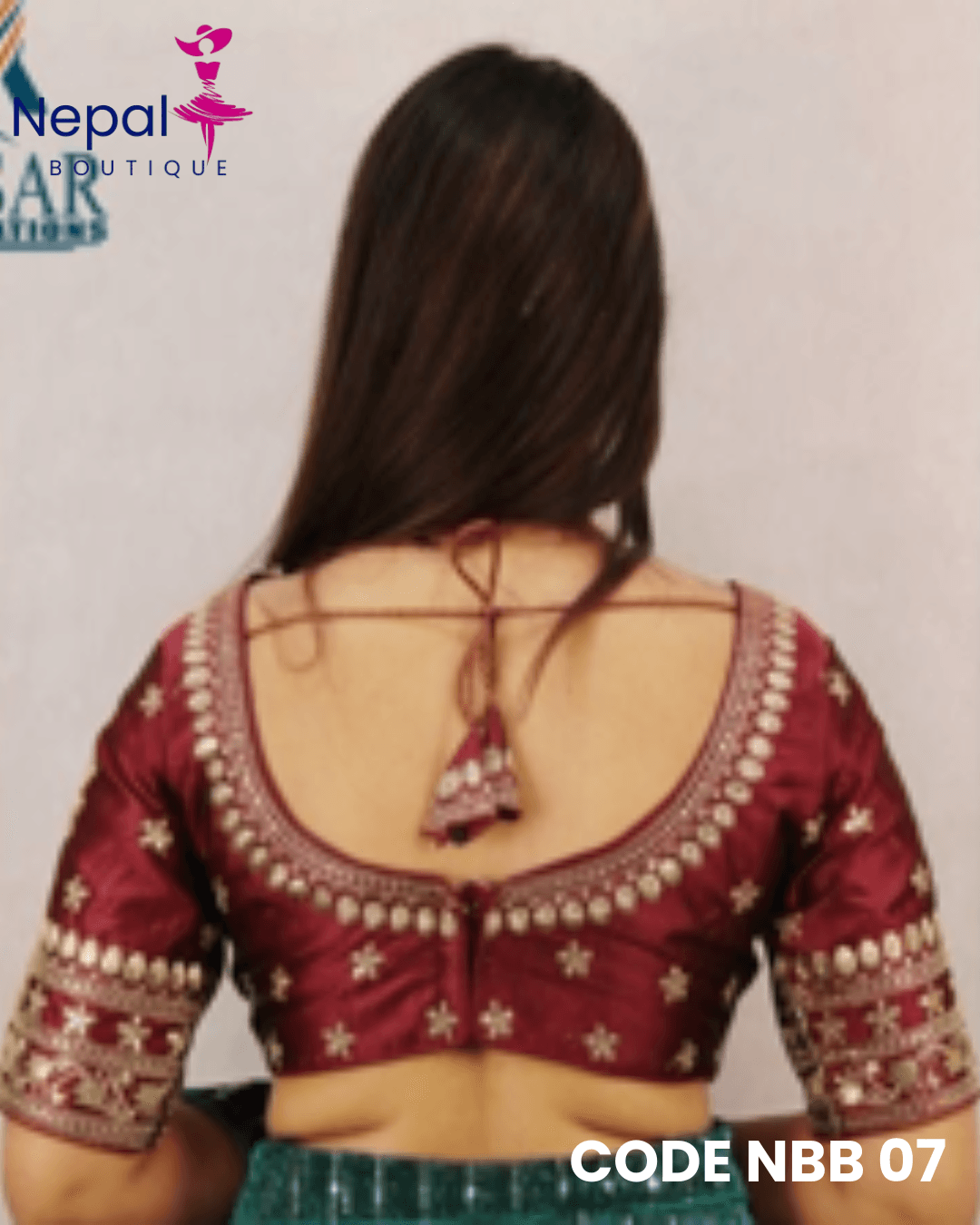 Readymade fashionable sweetheart neck women Blouse Maroon Color | Trendy Party & Festive Wear | Traditional Ethnic Fashion | Buy Online 2
