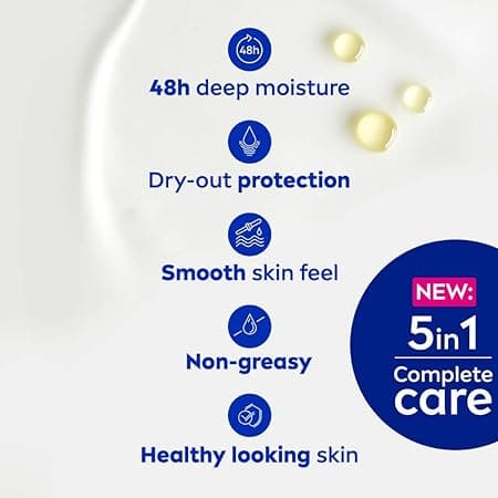 NIVEA Cocoa Nourish Body Lotion - 250ml, Deep Moisture 48 H Moisturization With Cocoa Butter & Coconut Oil 4