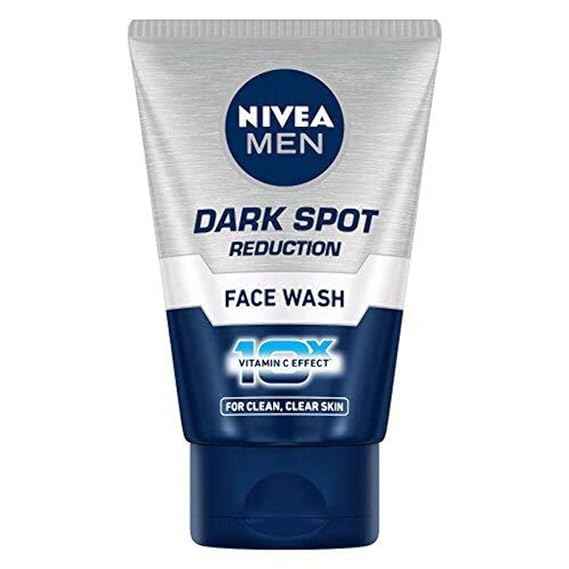 NIVEA MEN Dark Spot Reduction Face Wash 100 g, With Ginko and Ginseng Extracts for Clean, Healthy & Clear Skin in Summer, 10 X Vitamin C Effect for Radiant Skin, For Dark Spot Reduction 1