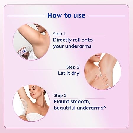 NIVEA Pearl and Beauty Deo Roll On - 50 ml, With Pearl Extracts & Avocado Oil, 48 H Smooth & Beautiful Underarms| 0% Alcohol | For Women 4