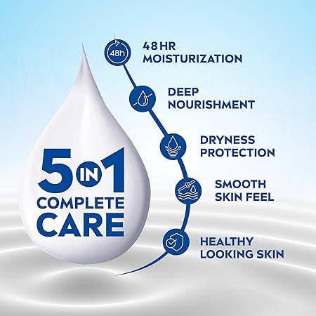 NIVEA Shea Smooth Body Lotion - 200 ml, 48 H Moisturization , For Dry Skin With Deep Moisture Serum & Shea Butter, Non Greasy & Healthy Looking Skin. 6