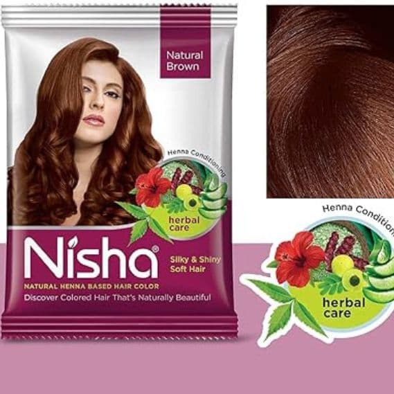 Nisha Hair Color 15gm Burgundy Red, 3 packs 1
