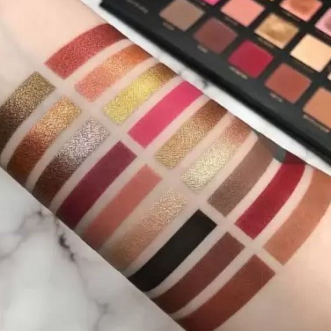 Nude Eye Shadow Palette and Rose Gold (18+18 colors) 36 g (Multicolor) 2