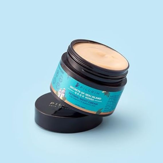 PILGRIM Korean Retinol Anti Aging Night Cream with Hyaluronic Acid & Vitamin C 2