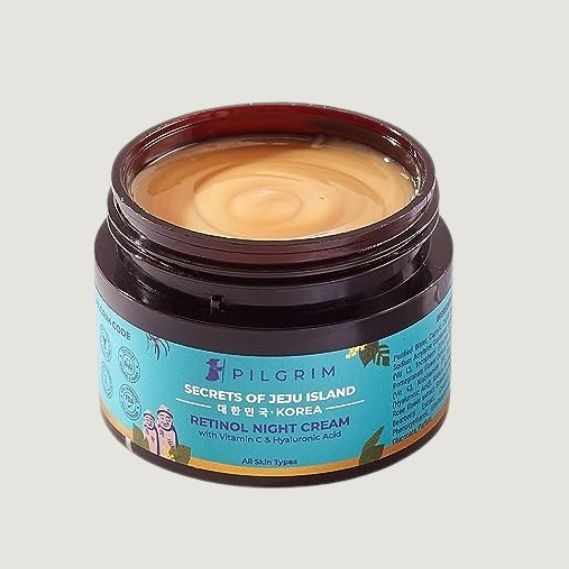 PILGRIM Korean Retinol Anti Aging Night Cream with Hyaluronic Acid & Vitamin C 1