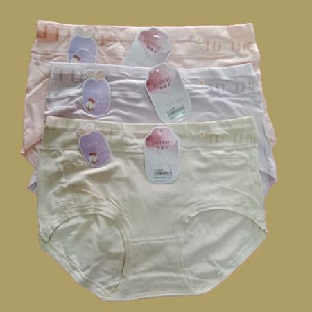 1406 Women's High Coverage Super Combed Cotton medium Waist Panties with Concealed Waistband and StayFresh Treatment (Pack of 3 Colors & Prints Nude) 3