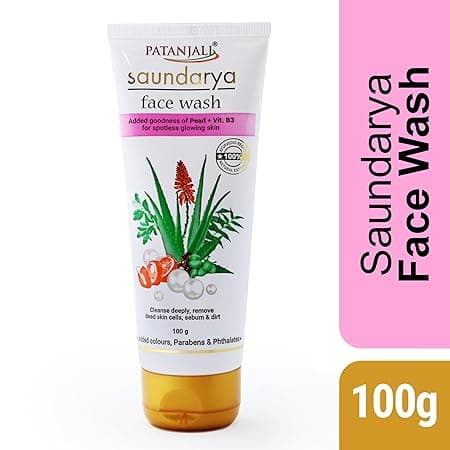 Patanjali Saundarya face wash – 100 gm, Deep Cleansing, For Men, Women, Anti-Acne & Pimples, Spotless Glowing skin. 2