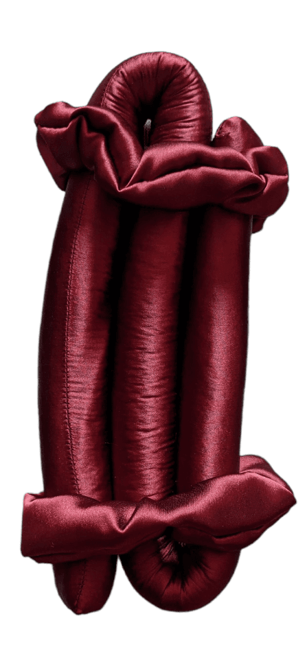 Silk Heatless Hair Curler With 2 Scrunchies 1