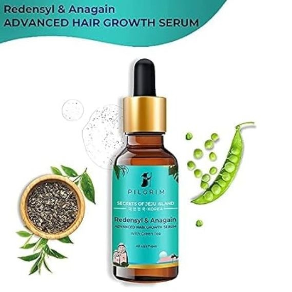 Pilgrim Redensyl 3% + Anagain 4% Advanced Hair Growth Serum (50ml) 2