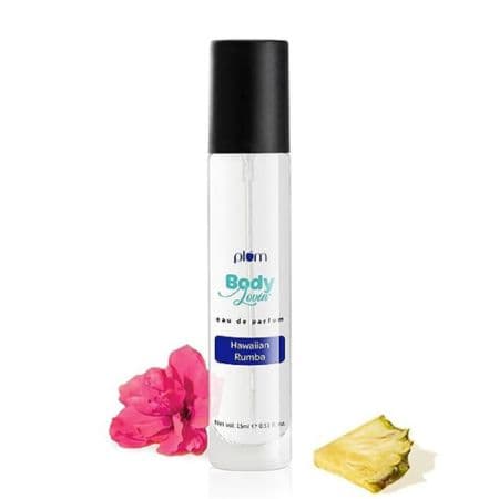 Plum BodyLovin Hawaiian Rumba Parfum -15ml, Long Lasting & Premium Beachy Fragrance | Luxury Perfume For Women & Men | Mandarin, Gardenia & Vanilla Notes | Travel-Friendly | High Funny