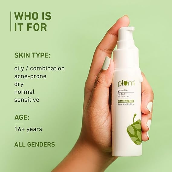 Plum Green Tea Oil-Free Moisturizer For Face 50 ML 3