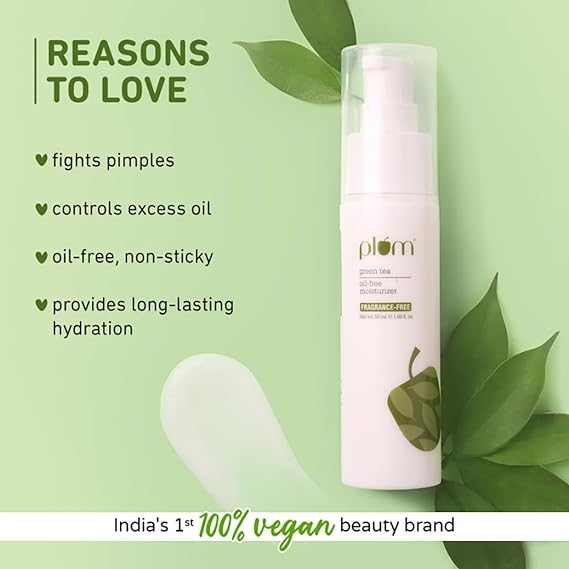 Plum Green Tea Oil-Free Moisturizer For Face 50 ML 2