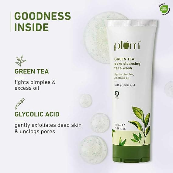 Plum Green Tea Pore Cleansing Face Wash For Oily Skin 100 ml 2