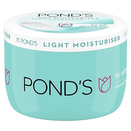 POND'S Light Face Moisturizer 50 ml| Daily Lightweight Non-Oily Cream with Vitamin E for Soft Glowing Skin 1