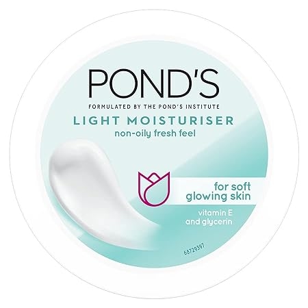 POND'S Light Face Moisturizer 50 ml| Daily Lightweight Non-Oily Cream with Vitamin E for Soft Glowing Skin 2