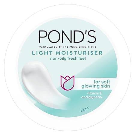 POND'S Light Face Moisturizer 50 ml| Daily Lightweight Non-Oily Cream with Vitamin E for Soft Glowing Skin 1