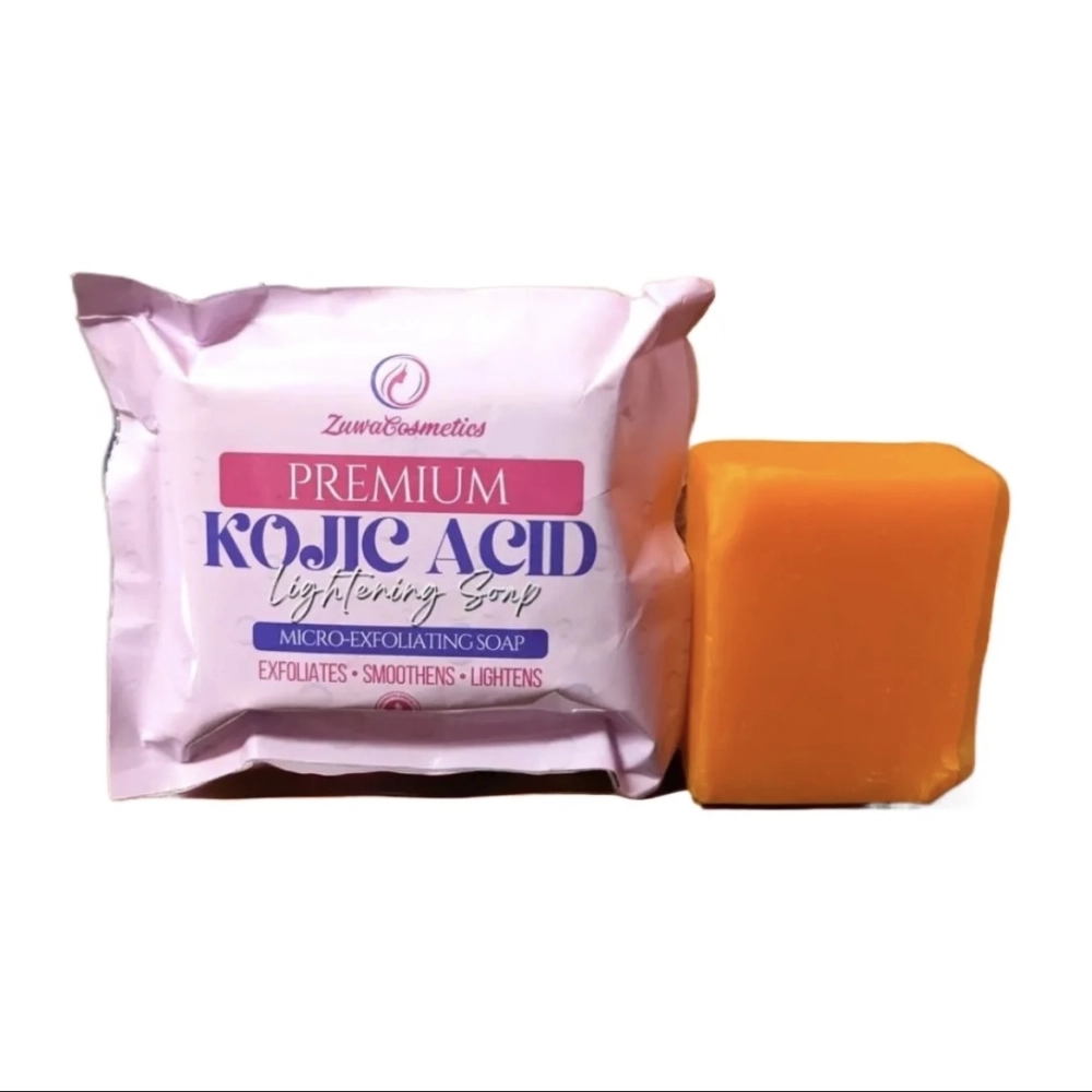 Premium Kojic Acid Soap By Zuwa Cosmetics , Exfoliates , Smoothens , Lightens 135 GM 1