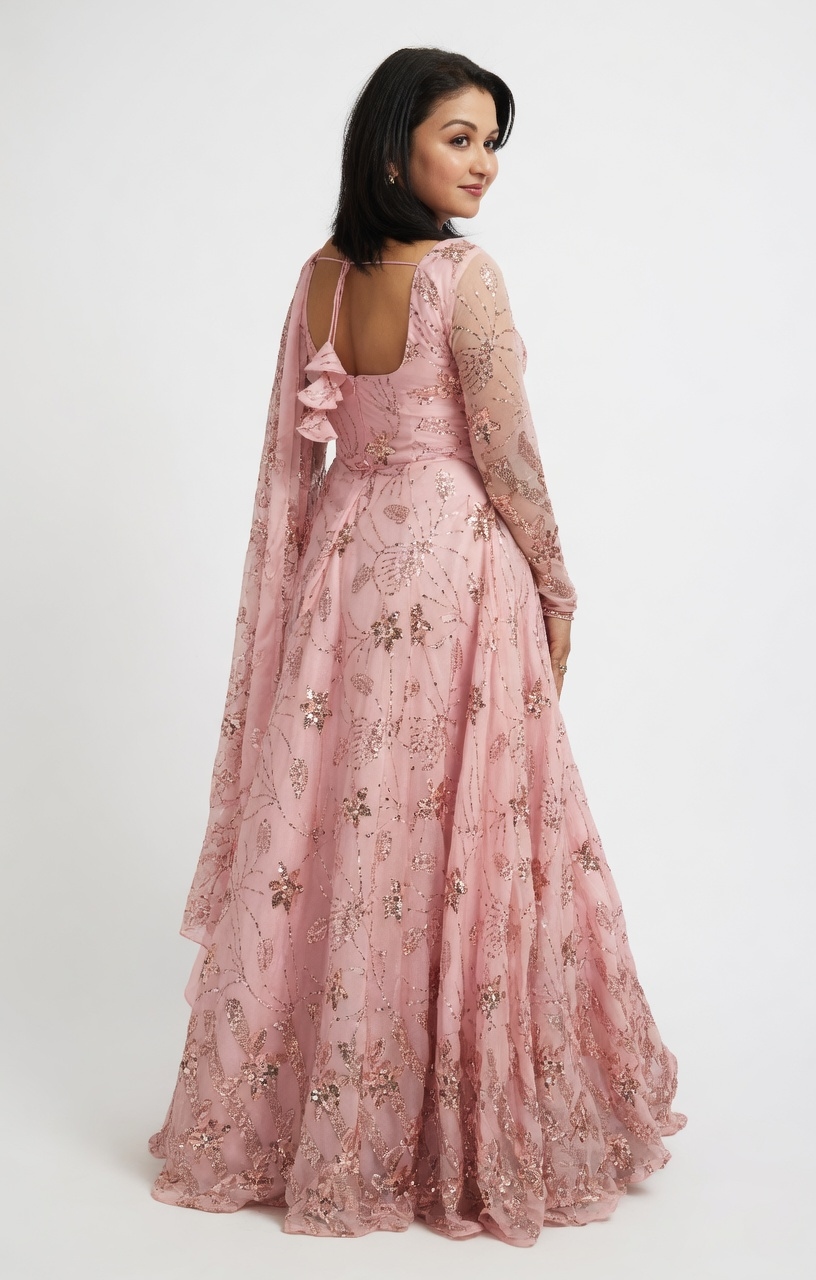 Mrs vogue Nepal beauty queen Gown for Girls 6