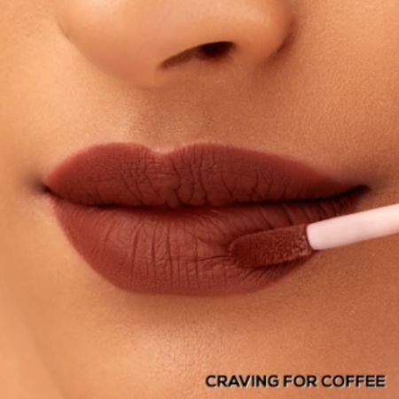 RENEE Stay With Me Mini Matte Lip - 2ml, Craving for Coffee Color, All day Long 2