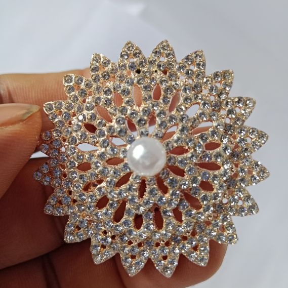Nepal's Favorite Round Chakra Shape nagg Saree Pin 1