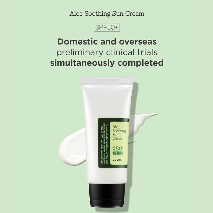 COSRX Aloe Soothing Sun Cream SPF50 PA+++, 50ml 4