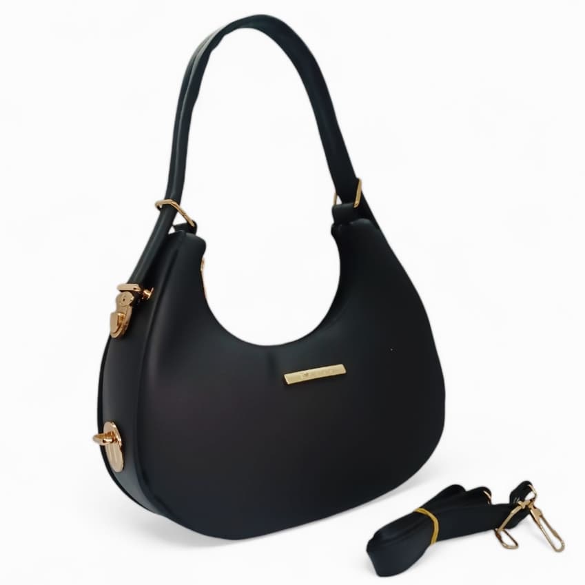 Stylish Moon Bag For Women Crescent Shoulder Bag With Extra Strap Fashion Crossbody Handbag 4