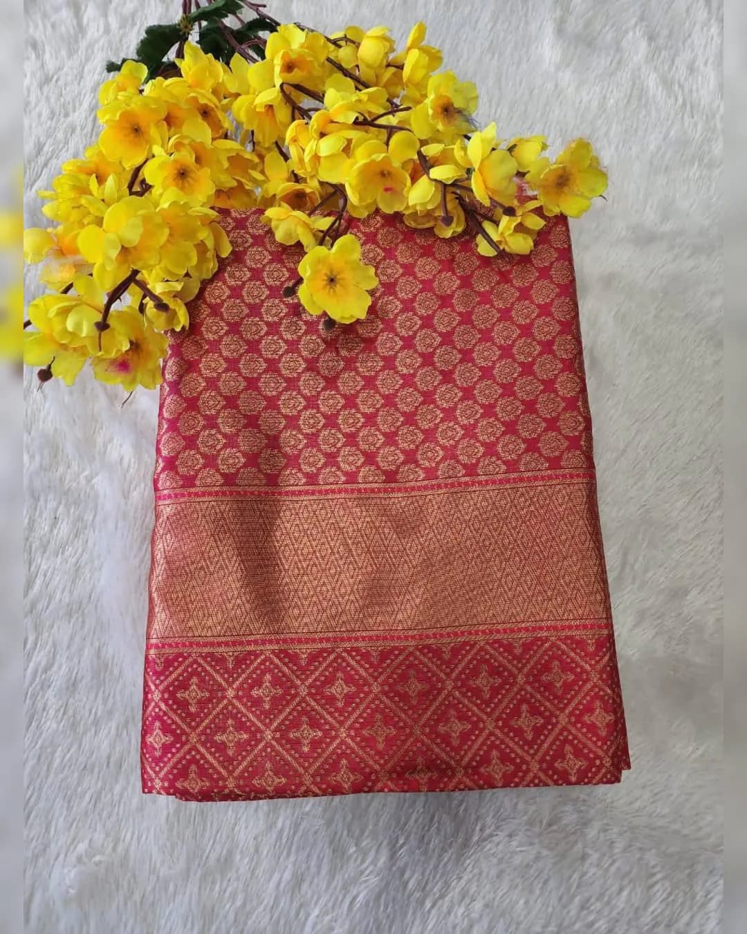 Gorgeous Banarasi Silk Saree With Blouse - Fashion | Saree With Blouse For Women | Women'S Formal Wear | 7