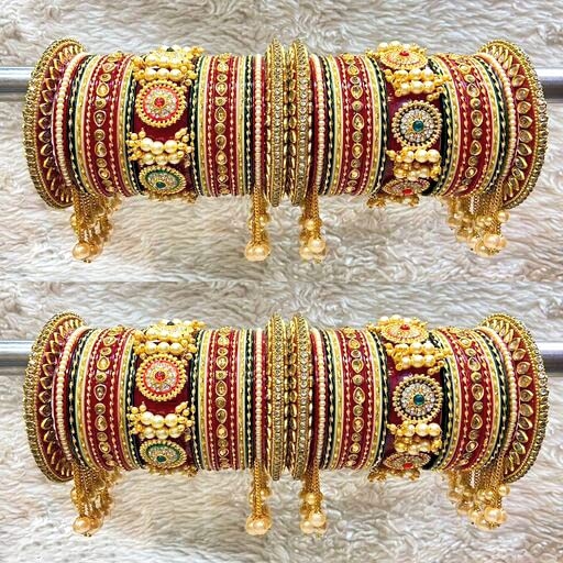 Women's Alloy Designer Bridal Chooda Set 2