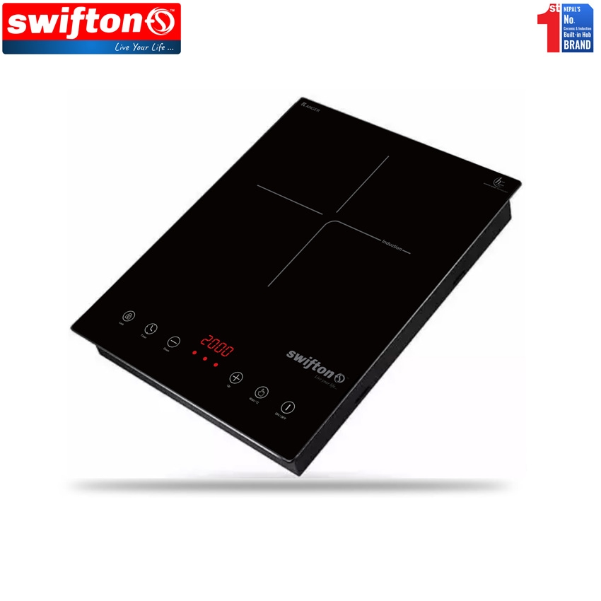SWIFTON Single 15cm Induction Built in Hob Cooktop, Ceramic Glass, Child Lock, Timer, SN-1306SH 1