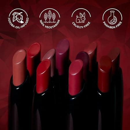 SUGAR Cosmetics Matte Attack Lipstick for Women - 2gm, 04 Maroon Color, Transferproof & Smudgeproof , Lasts upto 12hrs, Enriched With Jojoba Oil 2
