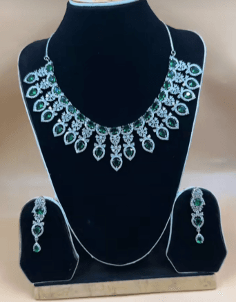 Sterling Silver Necklace Set for Women 1