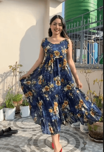 Loookbook Chiffon one-Piece summer Collection for women 3