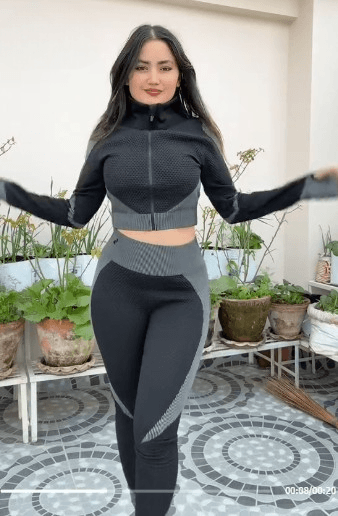 3 Pcs gYM Sets workout Wear for ladies and Womens 2