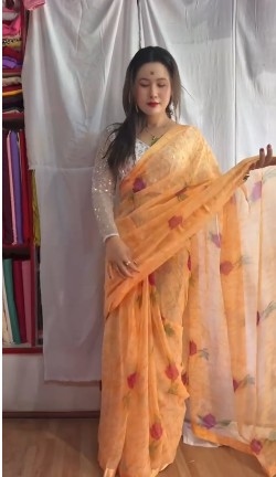 Menuka Orgenza Silk Saree 1