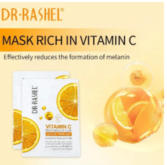 Vitamin C Brightening & Anti-Aging Silk Mask 28g 1Pcs 2