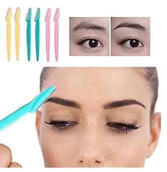 Eyebrow Painless Facial Hair Remover Razor for Face, Women and Men( Pack of 3 ) 9 Pcs 1