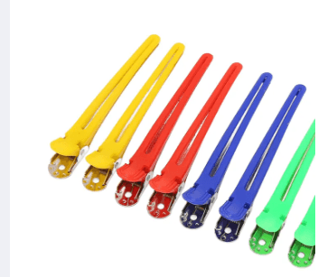 Professional Plastic Duck Bill Hair Clips 6 Pcs 1