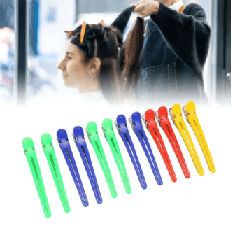 Professional Plastic Duck Bill Hair Clips 6 Pcs 2