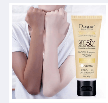Disaar Beauty Skincare Oil Free SPF PA+++ 50+ Sunscreen Instant Protection UVA UVB Foundation - 40gm 1