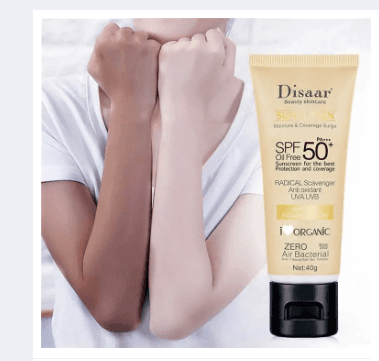 Disaar Beauty Skincare Oil Free SPF PA+++ 50+ Sunscreen Instant Protection UVA UVB Foundation - 40gm
