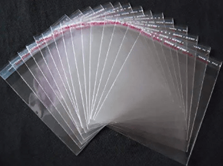 8x12 INCH Size (Pack of 50 Pcs) | Transparent Plastic Poly Bag Sealable | Used for Gift Packing, 2