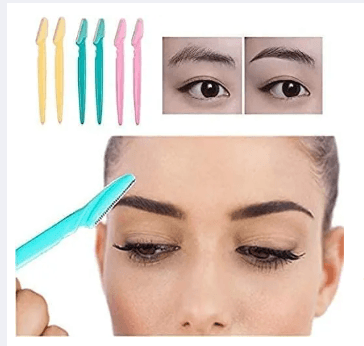 Eyebrow Painless Facial Hair Remover Razor for Face, Women and Men( Pack of 3 ) 9 Pcs 1