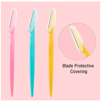 Eyebrow Painless Facial Hair Remover Razor for Face, Women and Men( Pack of 3 ) 9 Pcs 3