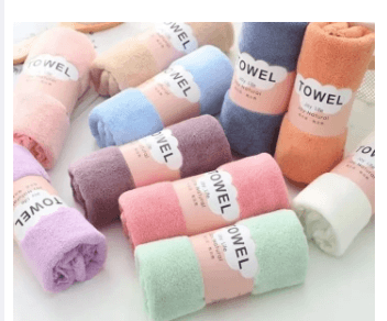 Absorbent Coral Soft Face & Hand Towel 35x75cm Pack Of 1