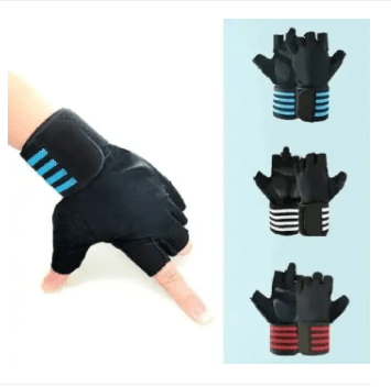 Leg Sleeve 1 PC Knee Pad With Gloves Bandage Compression Braces 170cm Sports Knee Wraps Straps for Gym Workout Weightlifting Fitness 2