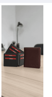 Leather Blue Book Wallet For Men Set Of 1