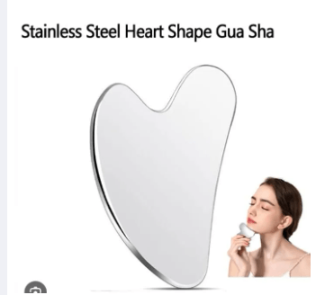 Stainless Steel Gua Sha Face Tool - Metal Massage Tool for Face and Body With Sculpting Massager 3