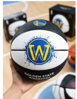 Golden State Warriors Basketball Standard Official size 7 for Youth, Indoor Outdoor Basketball 1