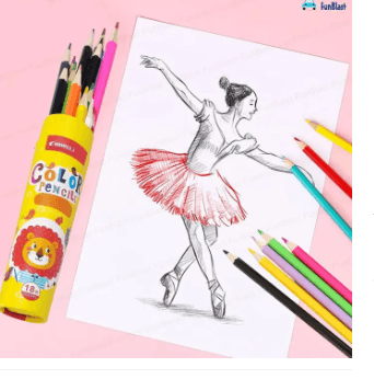 12Pcs Premium Drawing Colored Pencils 3